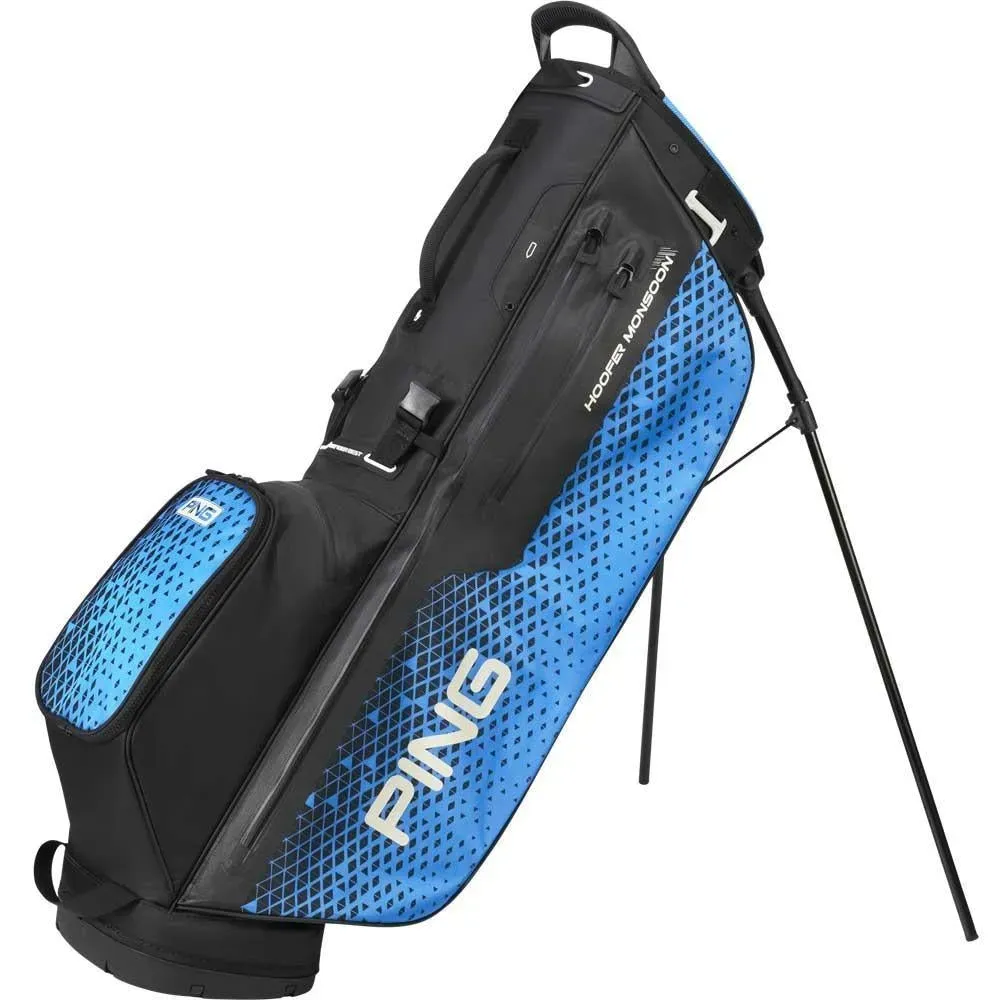 Ping Hoofer Monsoon Standbag - black/blue