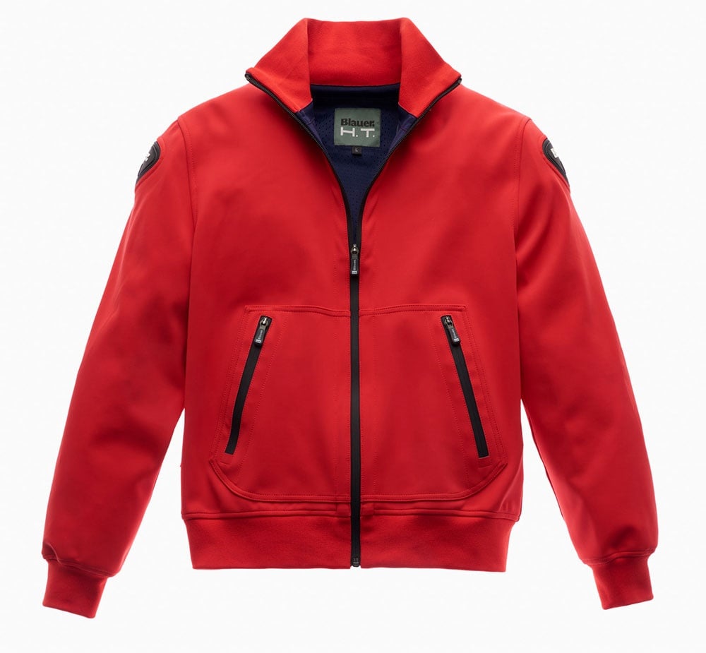 Blauer Easy Pro, veste textile imperméable - Rouge - XXL