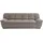 DOMO collection 3-Sitzer DOMO COLLECTION "Lagoa, moderne Sitzheftung, bequem und komfortabel", braun (schlamm), B:232cm H:76cm T:96cm, Sofas, frei im Raum stellbar, in großer Farbauswahl