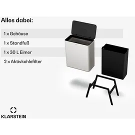 Klarstein Yuma 30 l Weiß