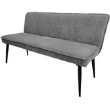 Hti-Living Polsterbank Mesilla Grau 140 x 40 x 48 cm