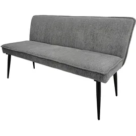 Hti-Living Polsterbank Mesilla Grau 140 x 40 x 48 cm