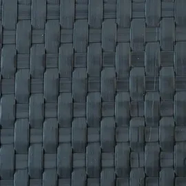 zaunzu® Sichtschutzstreifen Rattan 26 m Anthrazit