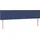 vidaXL Boxspringbett mit Matratze Blau 180x200 cm Stoff