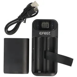 Efest Powerbank und 18650 Li-ion Ladegerät für 18650 3,6V -3,7V Lithium Ionen Akkus, ohne Akkus