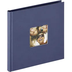 Walther Fun blau           18x18 30 schwarze Seiten Buch   FA199L