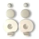 Primaster Ersatz-Puffer-Set zu WC-Sitz Komfort Plus