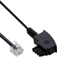 InLine TAE-F Kabel für DSL Splitter, TAE-F Stecker an