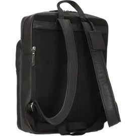 Burkely Rucksack Leder schwarz