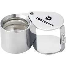 TOOLCRAFT TO-10182537 Einschlaglupe Vergrößerungsfaktor: 10 x Linsengröße: (Ø) 21mm