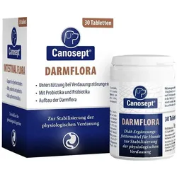 Canosept Darmflora Tabletten für Hunde 30 Stück 250410 Ergänzungsfutter