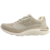 KangaROOS Damen K-WN Delight Sneaker, cool beige/Rich Gold, 40