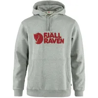 Fjällräven Logo Hoodie M Grey-Melange,