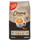 Gut und günstig GUT&GÜNSTIG Crema Aroma Kaffeebohnen, Arabicabohnen kräftig, 1,0 kg