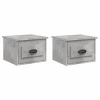 vidaXL Hängenachtschrank 41,5 x 36 x 28 cm Betongrau