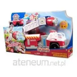 Spin Master PAW Patrol Fire Rescue - Marshalls Deluxe Feuerwehr-Truck, 50 cm lang, mit Marshall Hundefigur