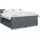 vidaXL Boxspringbett mit Matratze Dunkelgrau 200x200 cm Samt - Grau