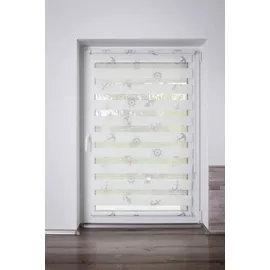 K-HOME Doppelrollo Madrid 30 x 150 cm weiß