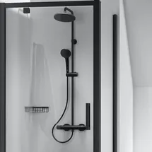 Ideal Standard Ceratherm T25 Duschsystem Aufputz Schwarz A7545XG