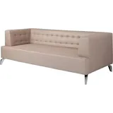 xl moebel gmbh Büroeinrichtung Sofa Couch 2 Sitzer Arbeitszimmer Polstersofa Kunstleder Möbel - Beige
