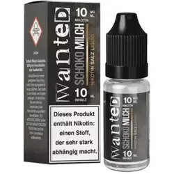 Wanted Schokomilch NicSalt Liquid 10ml / 10mg
