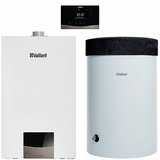 Vaillant Gas-Brennwert-Paket 1.61/3 ecoTEC exclusive VC 15 CS/1-7 mit Regelung VRC 720/3 und 150 Liter Warmwasserspeicher VIH R - 8000016647