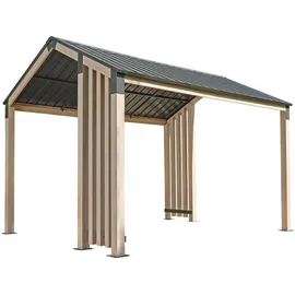 Sojag Lito 1012 3,69 x 3 m Braun/Grau