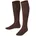 Unisex K Kh nachhaltige Baumwolle lang einfarbig 1 Paar Braun Dark Brown 5230 31-34 31-34