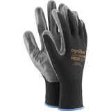 Ogrifox OX-Nitricar_Bs10 Nitrilhandschuhe, Schutzhandschuhe, Arbeitshandschuhe, OX.13.656, Schwarz-Grau, 10 Größe, 12 Paar