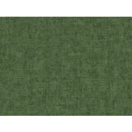 ascreation A.S. Création Vliestapete Greenery Uni Vintage Optik 10,05 m x 0,53 m Made in Germany 373347 37334-7 Dunkelgrün