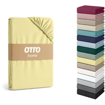 OTTO home Spannbettlaken Jersey 140 x 200 cm gelb