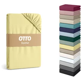 OTTO home Spannbettlaken Jersey 140 x 200 cm gelb
