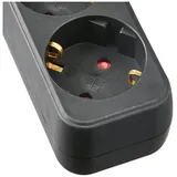 Meister Craft Steckdosenleiste 3-fach 3 m Schwarz 1 St.