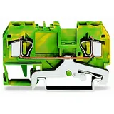 WAGO 281-907/999-950 Schutzleiterklemme 6mm Zugfeder Belegung: PE Grün, Gelb