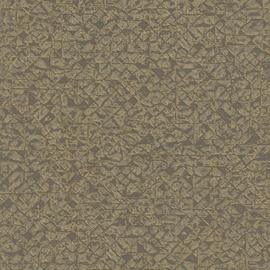 Rasch Textil Rasch Tapeten Vliestapete (Grafisch) Gold graue 10,05 m x 0,53 m Kalahari 704365