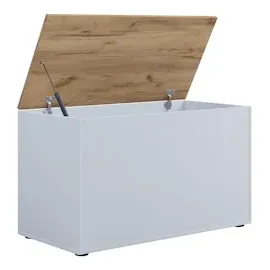 VCM Holztruhe Maße ca. H. 49 x B. 82 x T. 44 cm Kiste für flexiblen Einsatz in allen Wohnräumen Aufbewahrungsbox Kiste - Bendola