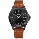 Swiss Military Herren uhr - SMA34077.05 - Braun/Braun