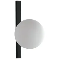 MeineWunschleuchte & Außergewöhnliche led Wandlampe Schwarz 1 flammig -