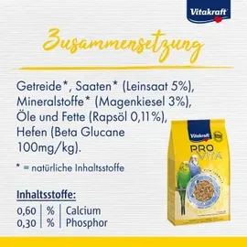 Vitakraft Pro Vita Wellensittich 800 g