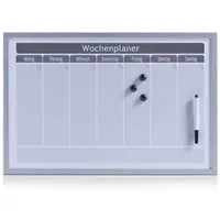 Zeller Wochenplaner 60,0 x 40,0 cm Grau/Weiß