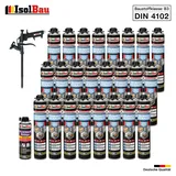 Brunnenschaum 24 x 750ml Bauschaum 1 x Reiniger Schaum Pistole Montageschaum
