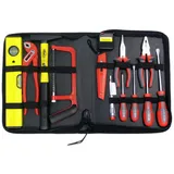 FAMEX Werkzeugtasche 10-tlg. schwarz