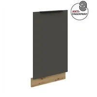 Küchen-Preisbombe Frontblende für vollintegrierten Geschirrspüler 45 cm ARIA schwarz