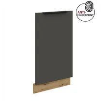 Küchen-Preisbombe Frontblende für vollintegrierten Geschirrspüler 45 cm ARIA schwarz