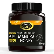 Pure Gold Premium Manuka-Honig, MGO-Gehalt 300 mg + 250g