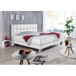 Boxspringbett INOSIGN "Tavira", weiß, B:167cm L:208cm, Komplettbetten, Boxspringbett, in 4 Breiten, 4 Farben und 3 Matratzenarten, incl. Topper