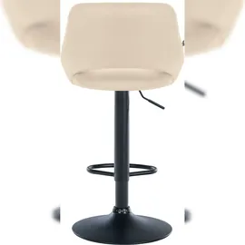 CLP 2er Set Barhocker Milet Kunstleder I Drehbarer Barstuhl Mit Fußstütze Und Rückenlehne