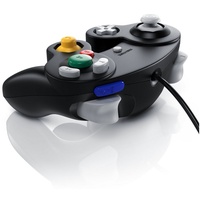 CSL Nintendo-Controller (1 St., Gamepad für Nintendo GameCube / Wii Vibrationseffekte / ergonomisch) schwarz
