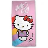Hello Kitty Strandtuch Hello Kitty Kinder Mikrofaser Strandtuch Handtuch Badetuch 70x140 cm, microfaser bunt