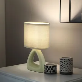 GLOBO Tischleuchte Keramik Grün
